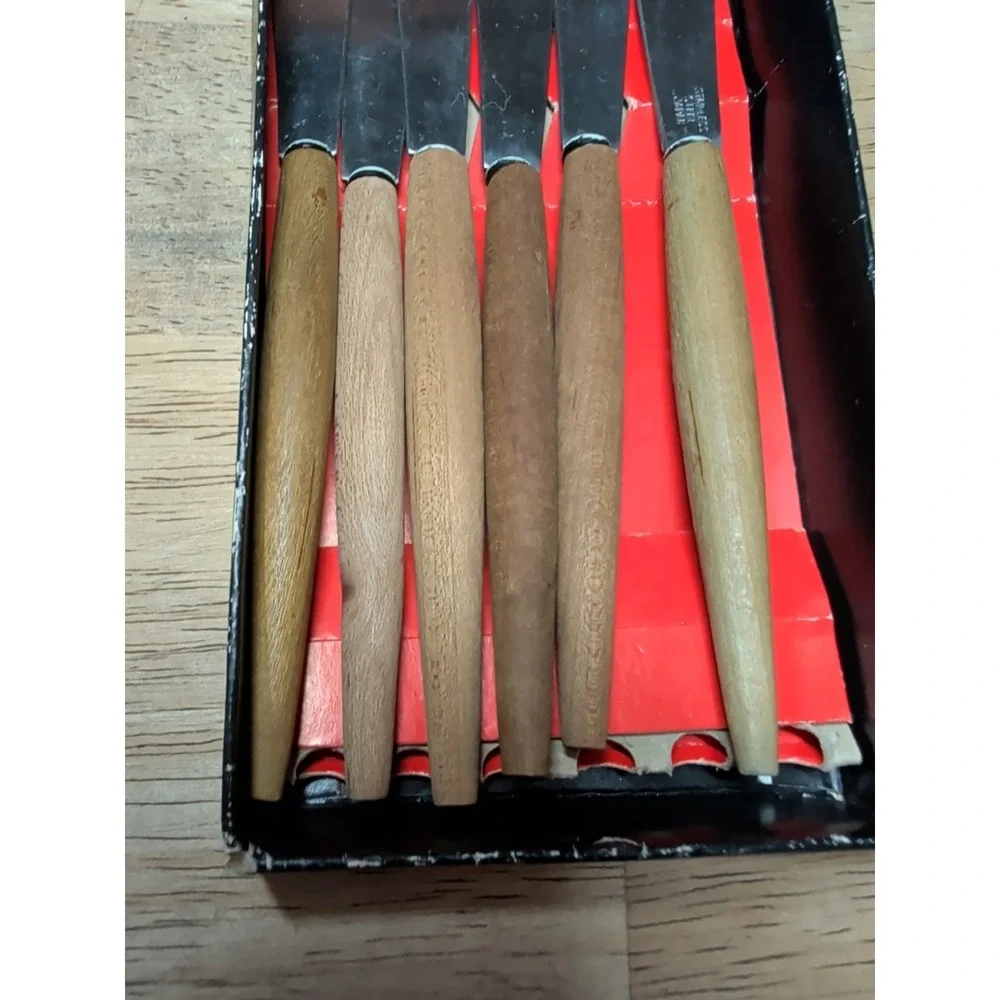 Set of 6 Vtg Japan Stainless 6⅛